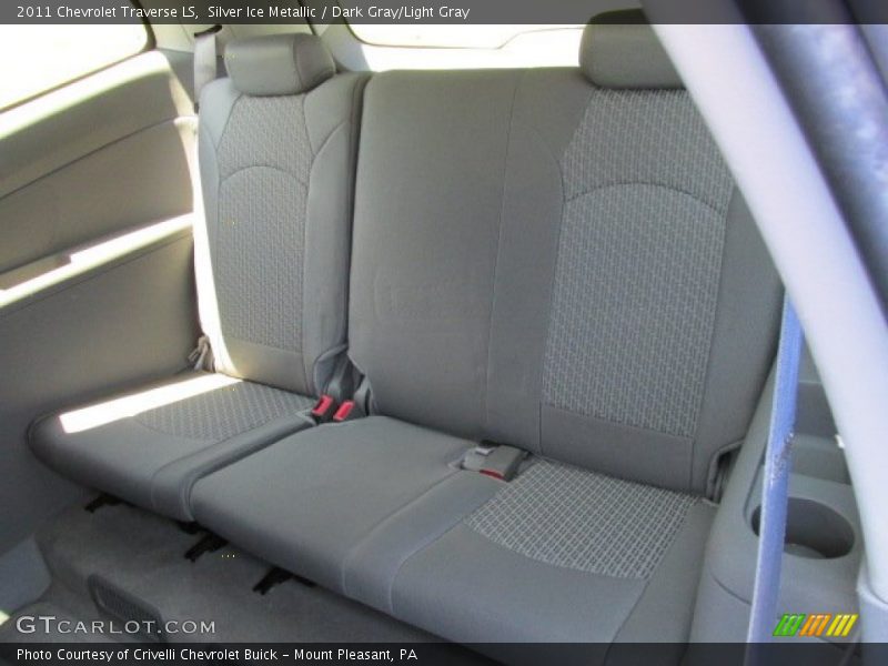 Silver Ice Metallic / Dark Gray/Light Gray 2011 Chevrolet Traverse LS