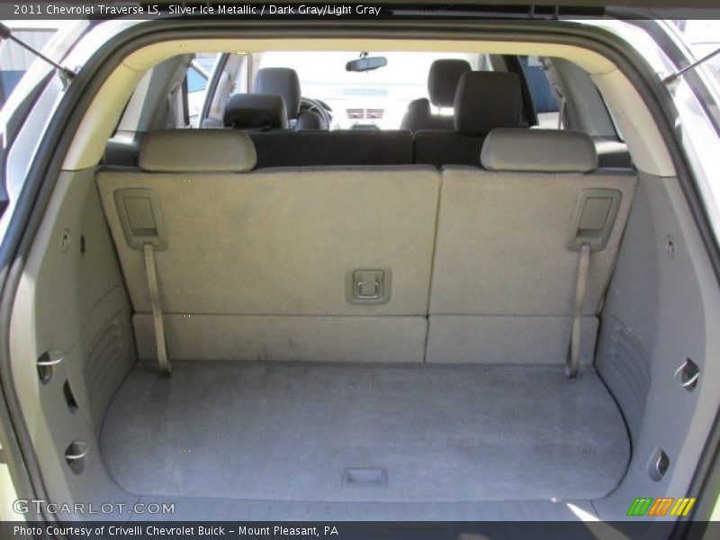 Silver Ice Metallic / Dark Gray/Light Gray 2011 Chevrolet Traverse LS