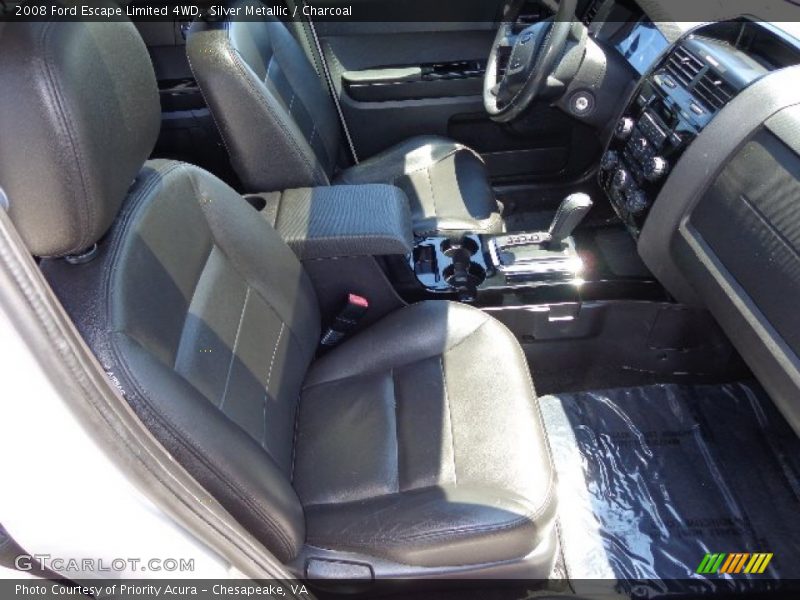 Silver Metallic / Charcoal 2008 Ford Escape Limited 4WD
