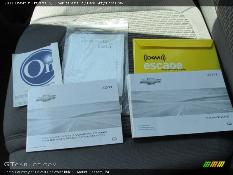 Silver Ice Metallic / Dark Gray/Light Gray 2011 Chevrolet Traverse LS