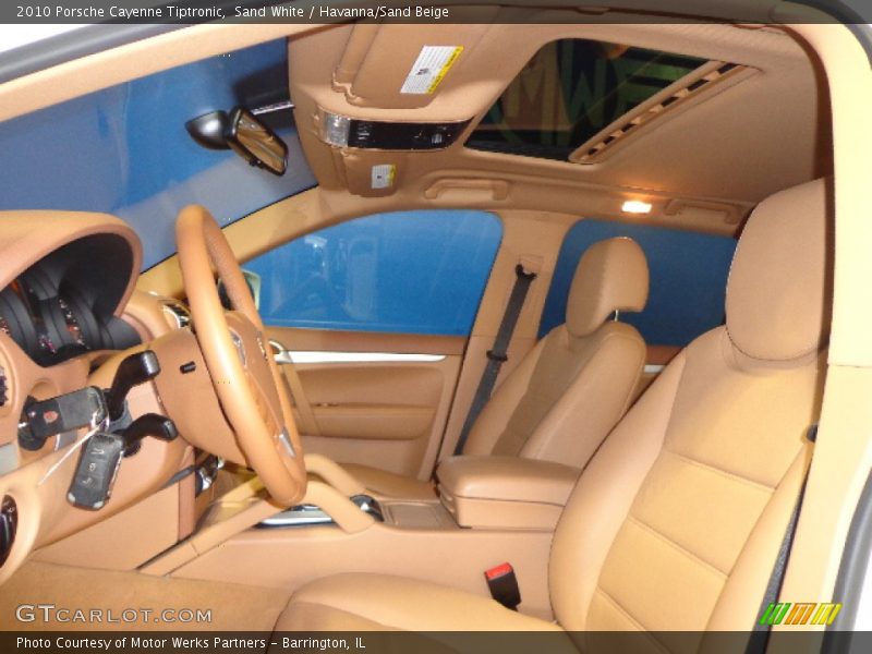 Sand White / Havanna/Sand Beige 2010 Porsche Cayenne Tiptronic