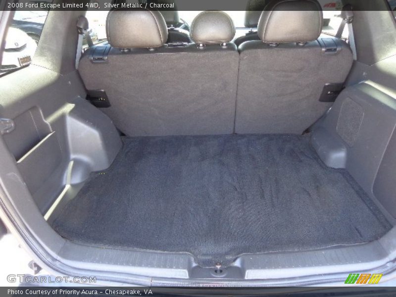 Silver Metallic / Charcoal 2008 Ford Escape Limited 4WD