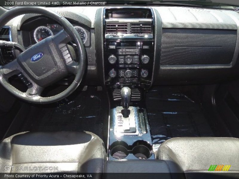 Silver Metallic / Charcoal 2008 Ford Escape Limited 4WD