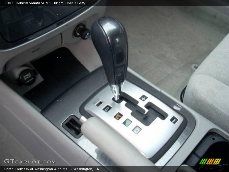 Bright Silver / Gray 2007 Hyundai Sonata SE V6