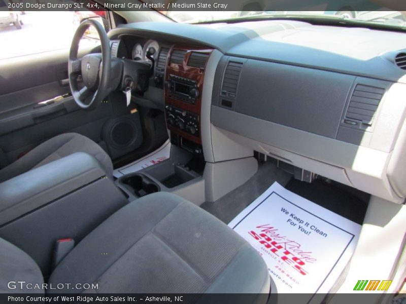 Mineral Gray Metallic / Medium Slate Gray 2005 Dodge Durango SLT 4x4