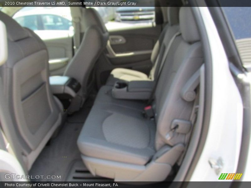 Summit White / Dark Gray/Light Gray 2010 Chevrolet Traverse LS AWD