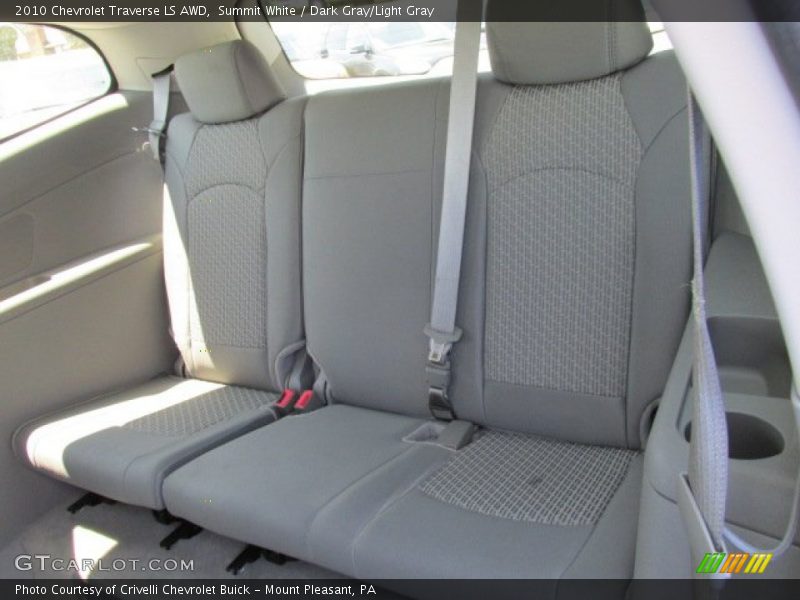 Summit White / Dark Gray/Light Gray 2010 Chevrolet Traverse LS AWD