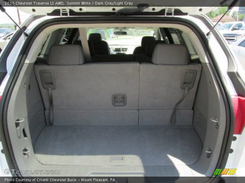 Summit White / Dark Gray/Light Gray 2010 Chevrolet Traverse LS AWD