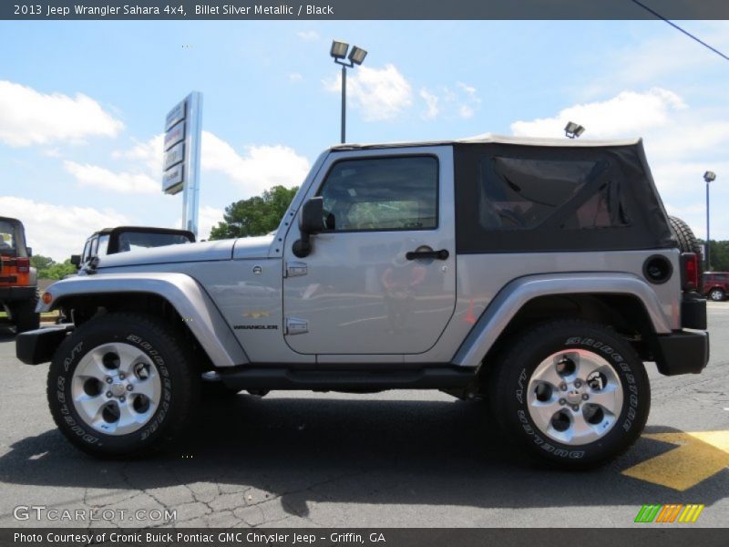 Billet Silver Metallic / Black 2013 Jeep Wrangler Sahara 4x4