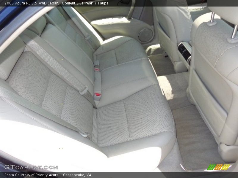 Opulent Blue Pearl / Taupe 2005 Acura RL 3.5 AWD Sedan