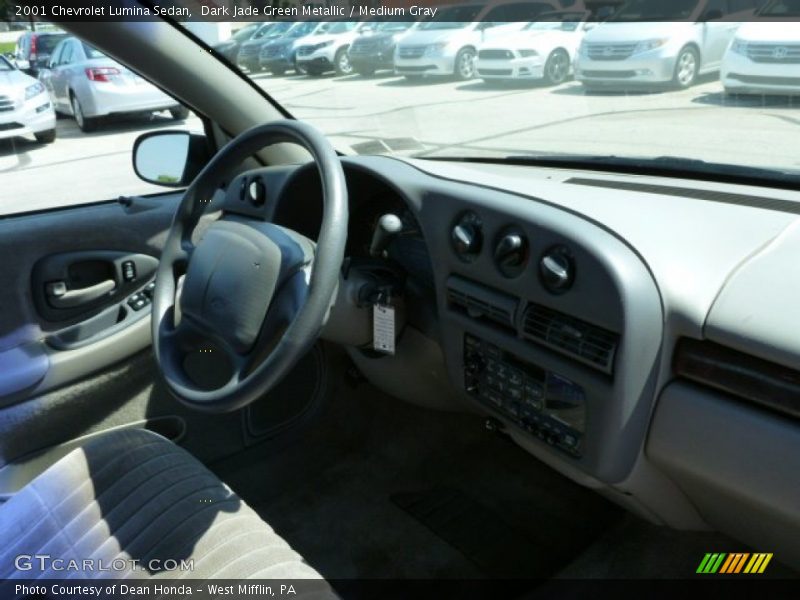 Dark Jade Green Metallic / Medium Gray 2001 Chevrolet Lumina Sedan