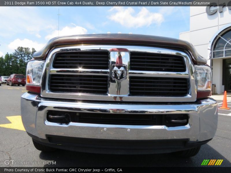 Deep Cherry Red Crystal Pearl / Dark Slate Gray/Medium Graystone 2011 Dodge Ram 3500 HD ST Crew Cab 4x4 Dually