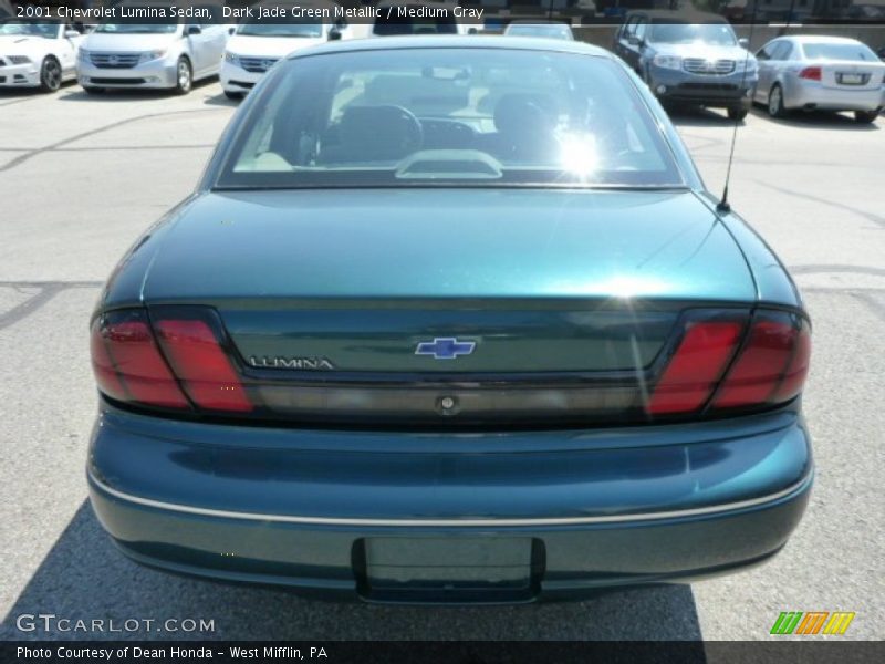 Dark Jade Green Metallic / Medium Gray 2001 Chevrolet Lumina Sedan