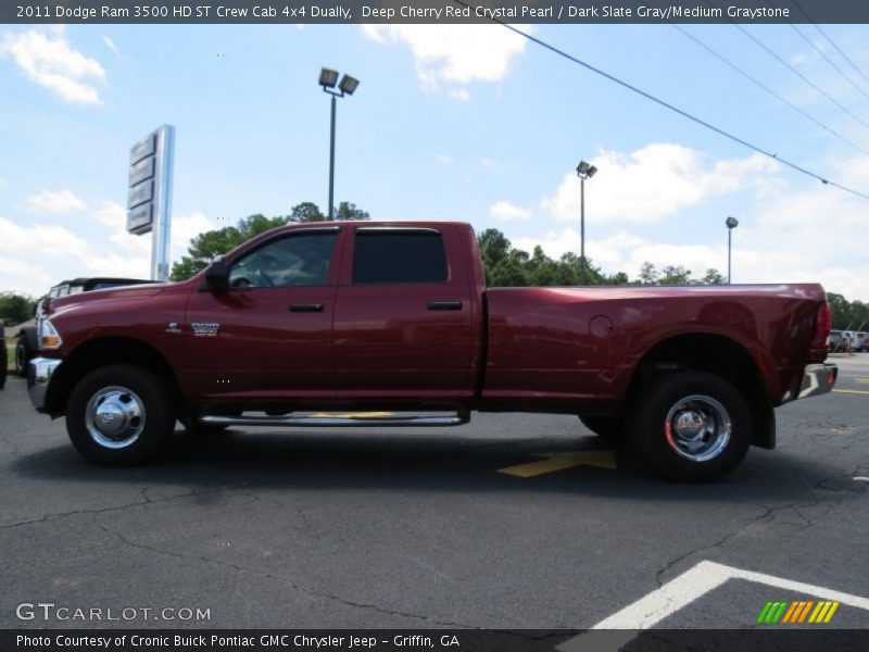 Deep Cherry Red Crystal Pearl / Dark Slate Gray/Medium Graystone 2011 Dodge Ram 3500 HD ST Crew Cab 4x4 Dually