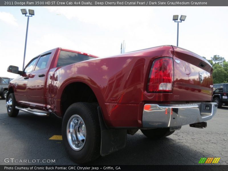 Deep Cherry Red Crystal Pearl / Dark Slate Gray/Medium Graystone 2011 Dodge Ram 3500 HD ST Crew Cab 4x4 Dually