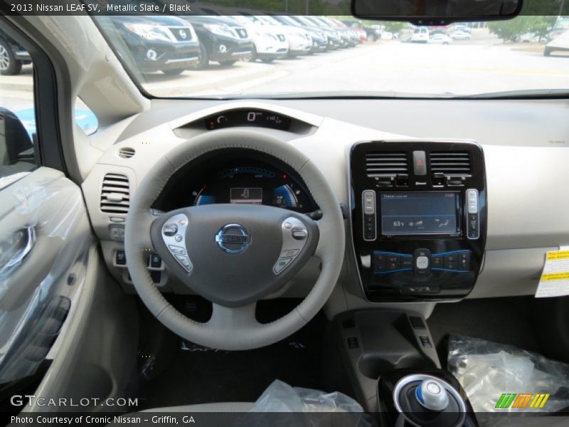 Metallic Slate / Black 2013 Nissan LEAF SV