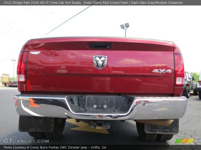 Deep Cherry Red Crystal Pearl / Dark Slate Gray/Medium Graystone 2011 Dodge Ram 3500 HD ST Crew Cab 4x4 Dually