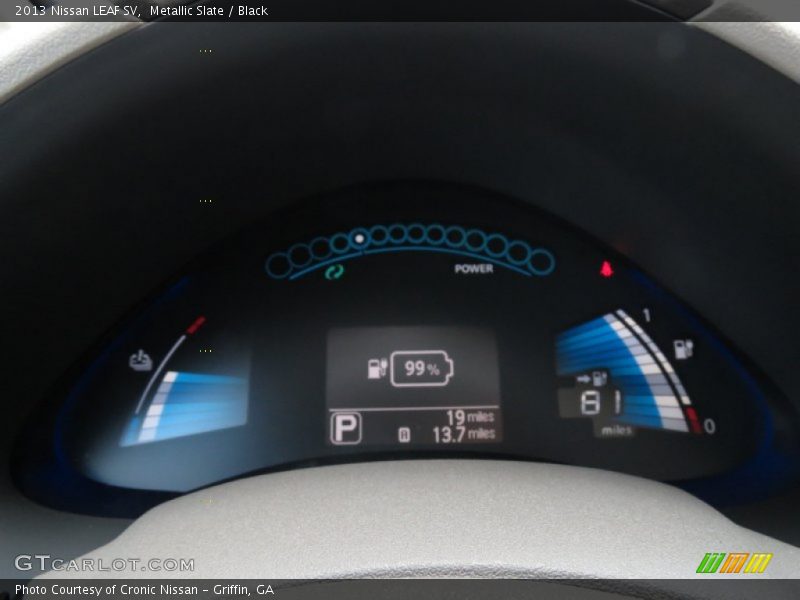 Metallic Slate / Black 2013 Nissan LEAF SV