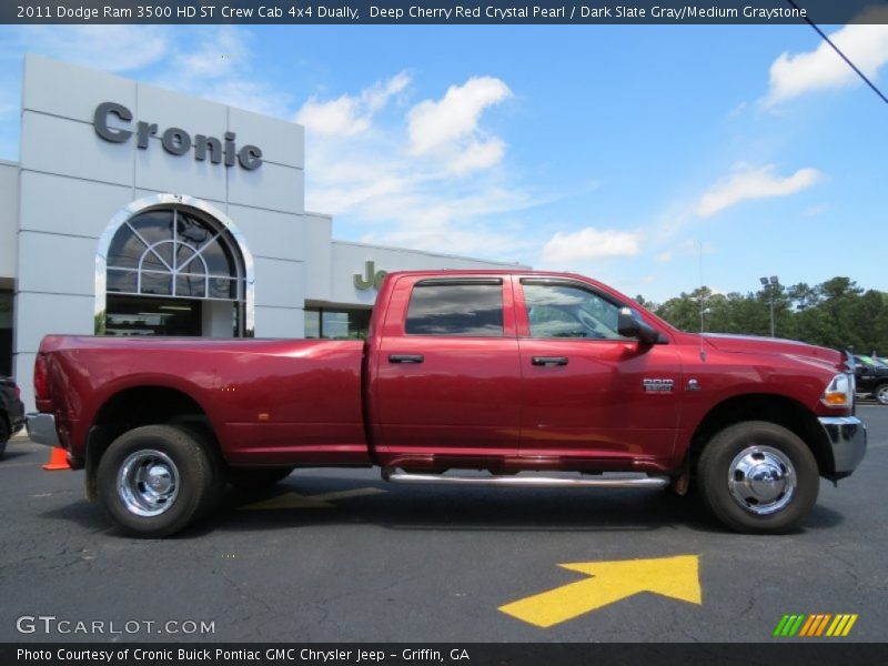 Deep Cherry Red Crystal Pearl / Dark Slate Gray/Medium Graystone 2011 Dodge Ram 3500 HD ST Crew Cab 4x4 Dually