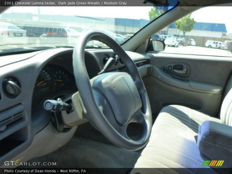 Dark Jade Green Metallic / Medium Gray 2001 Chevrolet Lumina Sedan