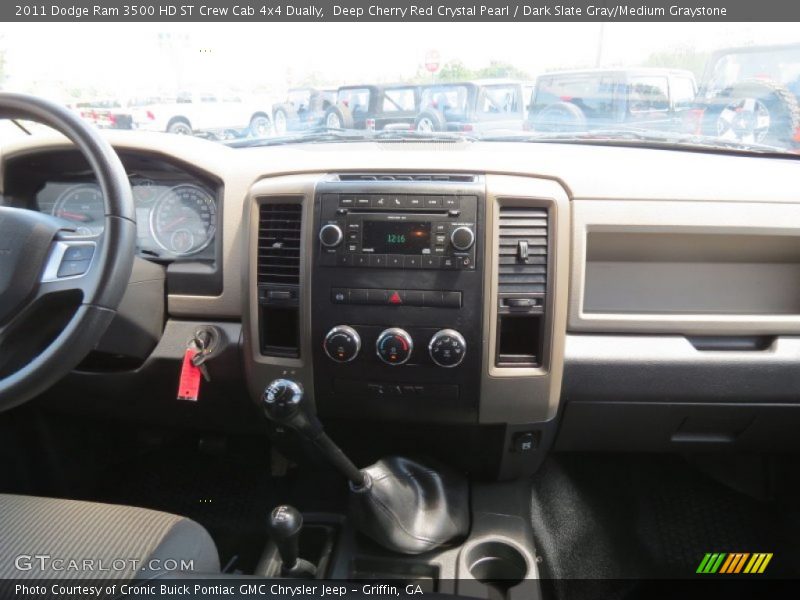 Deep Cherry Red Crystal Pearl / Dark Slate Gray/Medium Graystone 2011 Dodge Ram 3500 HD ST Crew Cab 4x4 Dually