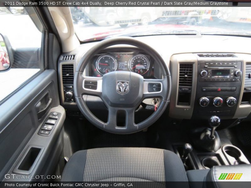 Deep Cherry Red Crystal Pearl / Dark Slate Gray/Medium Graystone 2011 Dodge Ram 3500 HD ST Crew Cab 4x4 Dually