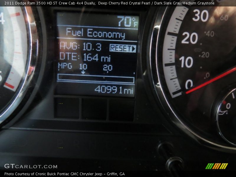 Deep Cherry Red Crystal Pearl / Dark Slate Gray/Medium Graystone 2011 Dodge Ram 3500 HD ST Crew Cab 4x4 Dually