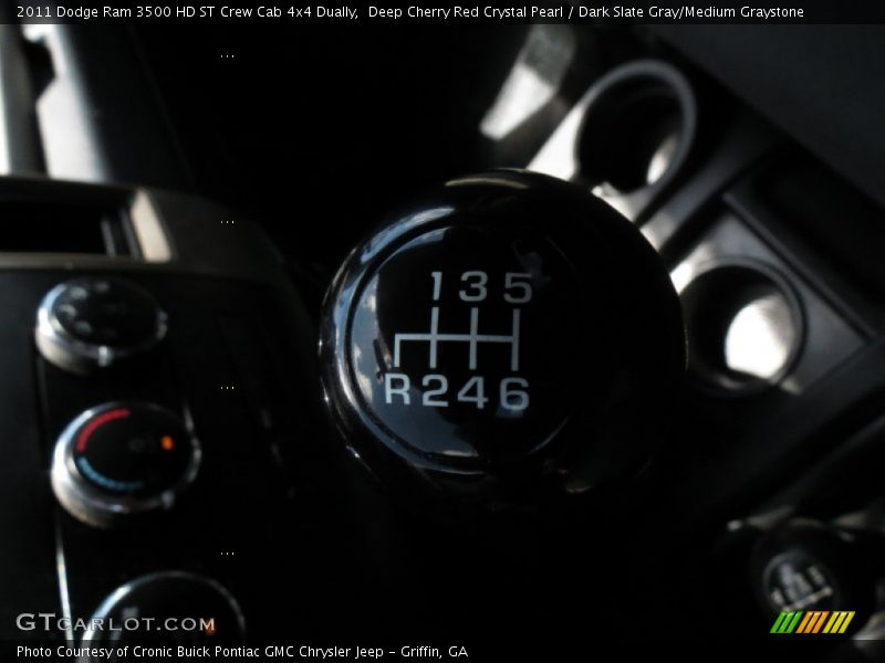 Deep Cherry Red Crystal Pearl / Dark Slate Gray/Medium Graystone 2011 Dodge Ram 3500 HD ST Crew Cab 4x4 Dually