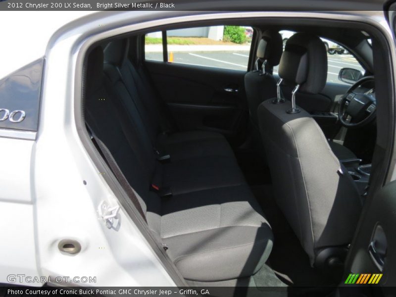 Bright Silver Metallic / Black 2012 Chrysler 200 LX Sedan