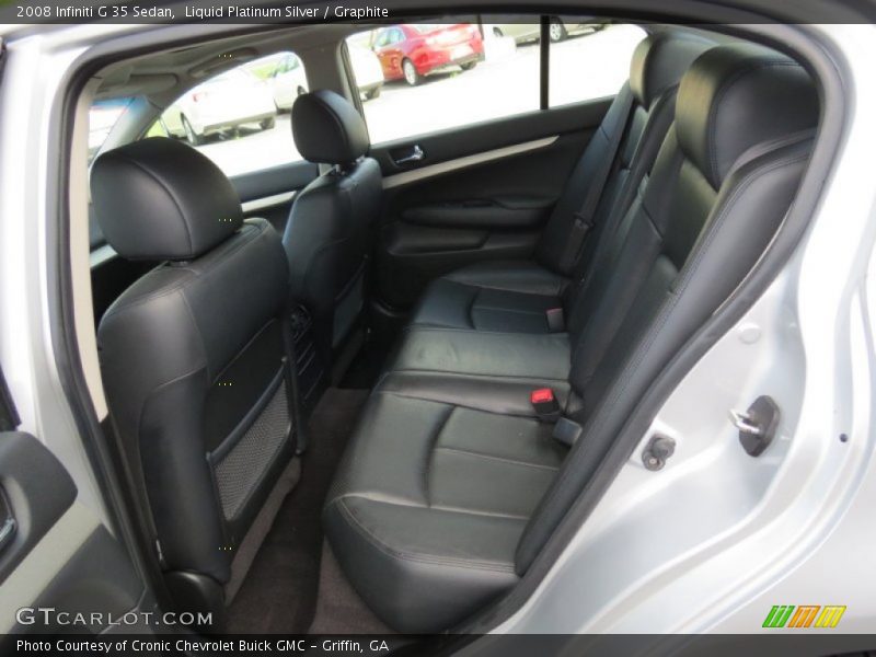 Liquid Platinum Silver / Graphite 2008 Infiniti G 35 Sedan