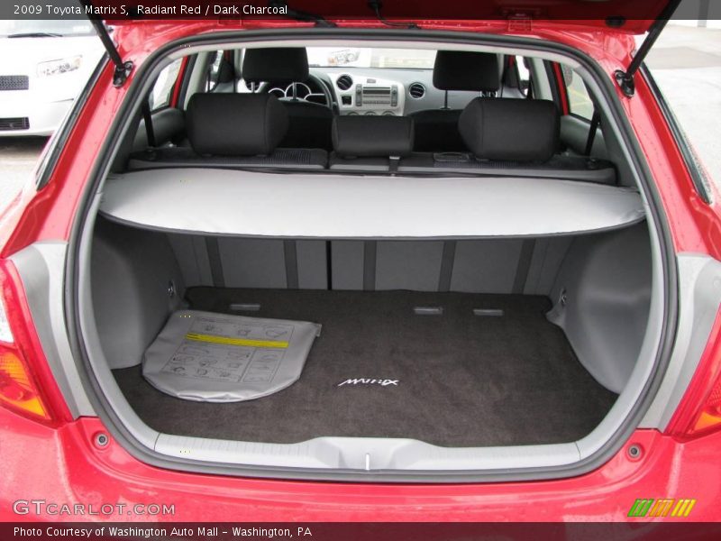 Radiant Red / Dark Charcoal 2009 Toyota Matrix S