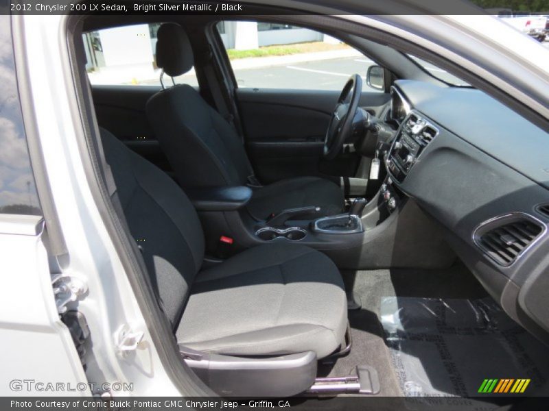 Bright Silver Metallic / Black 2012 Chrysler 200 LX Sedan