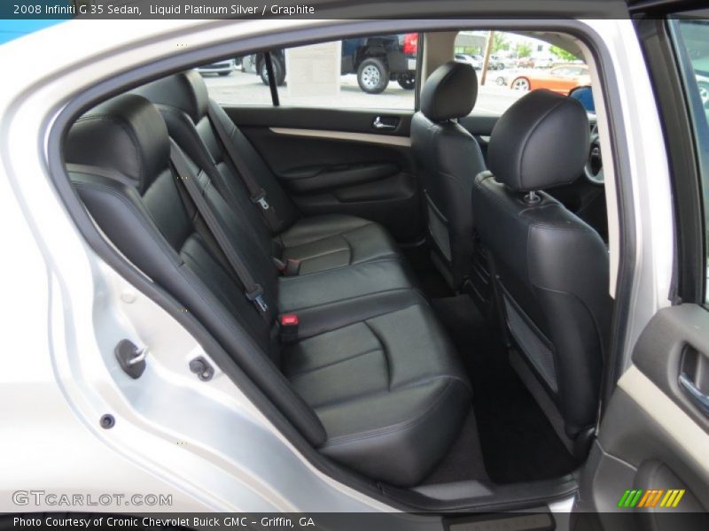 Liquid Platinum Silver / Graphite 2008 Infiniti G 35 Sedan