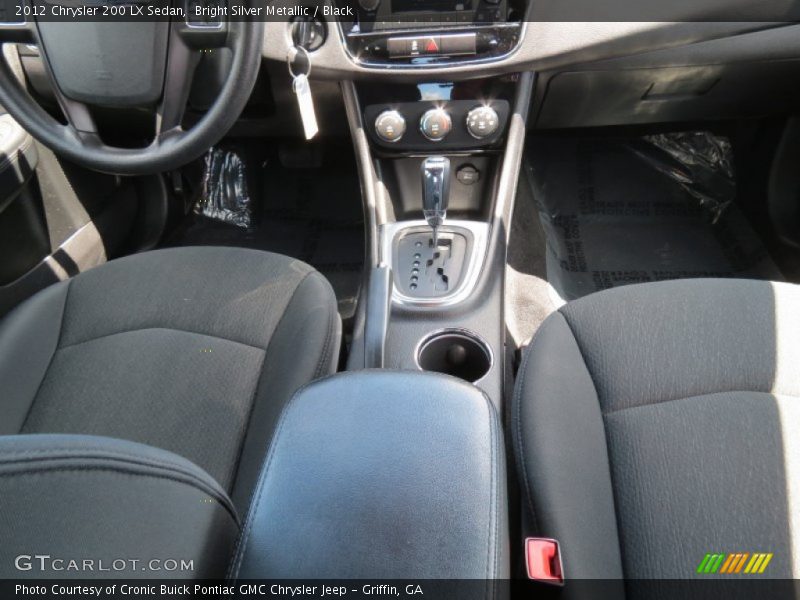 Bright Silver Metallic / Black 2012 Chrysler 200 LX Sedan