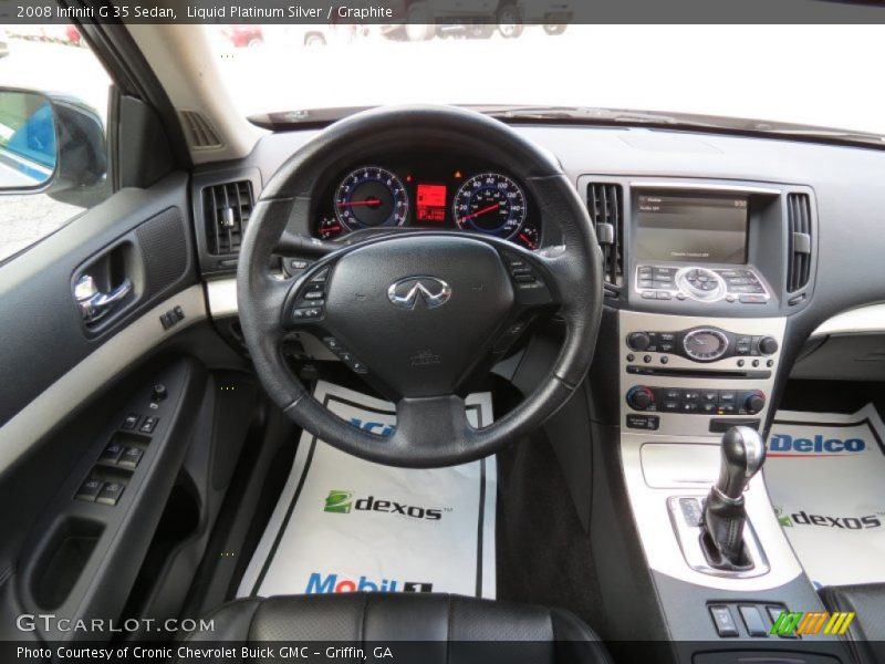 Liquid Platinum Silver / Graphite 2008 Infiniti G 35 Sedan