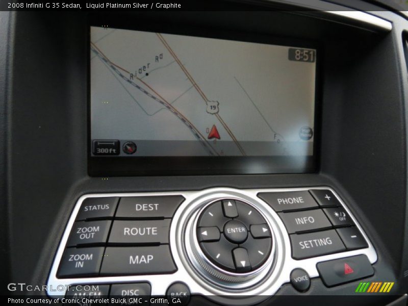 Liquid Platinum Silver / Graphite 2008 Infiniti G 35 Sedan