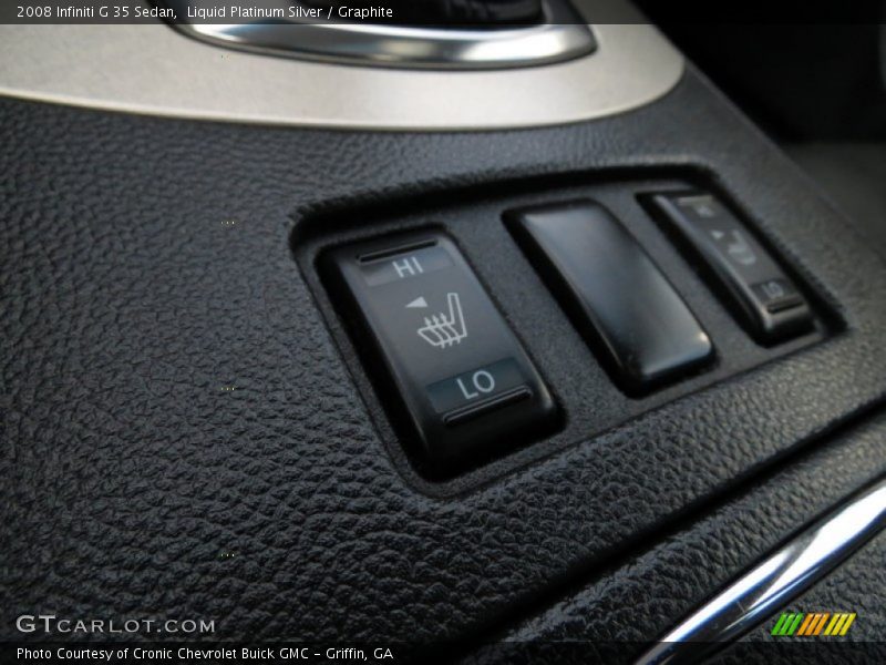 Liquid Platinum Silver / Graphite 2008 Infiniti G 35 Sedan