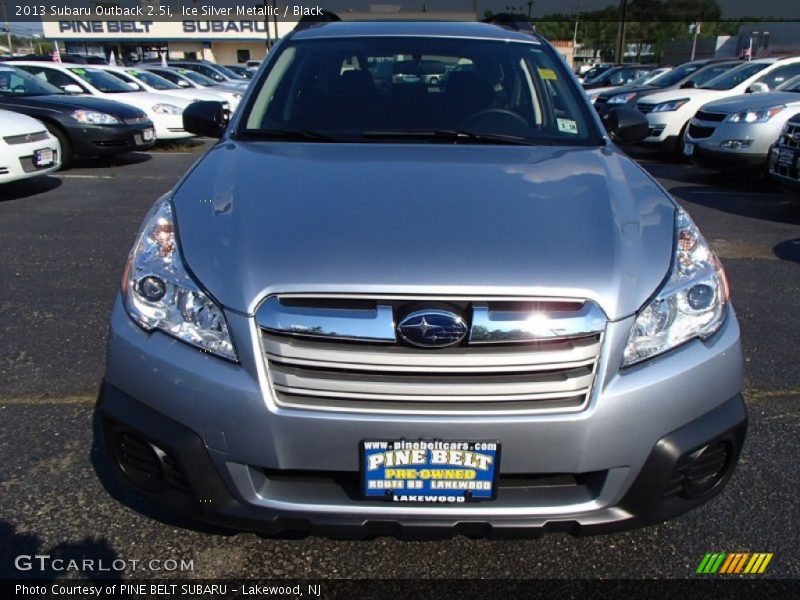 Ice Silver Metallic / Black 2013 Subaru Outback 2.5i