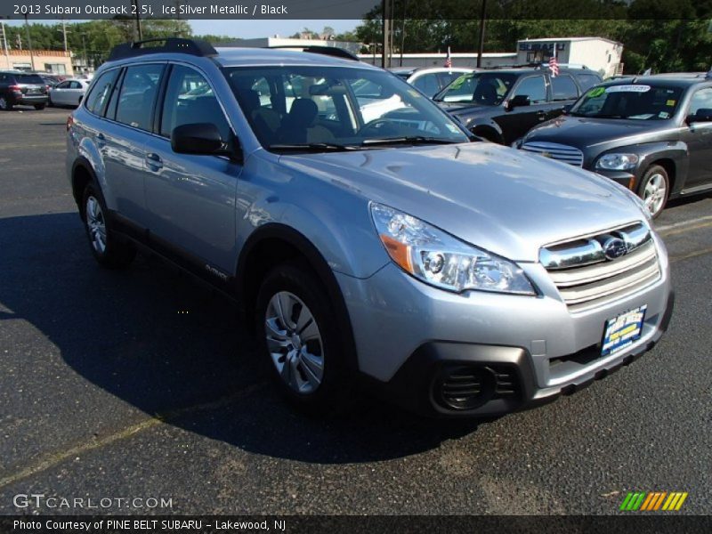 Ice Silver Metallic / Black 2013 Subaru Outback 2.5i