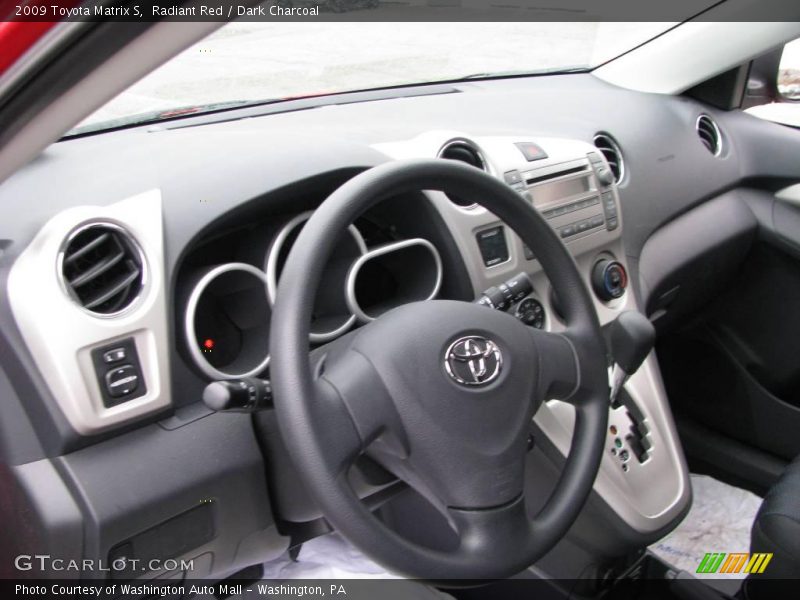 Radiant Red / Dark Charcoal 2009 Toyota Matrix S