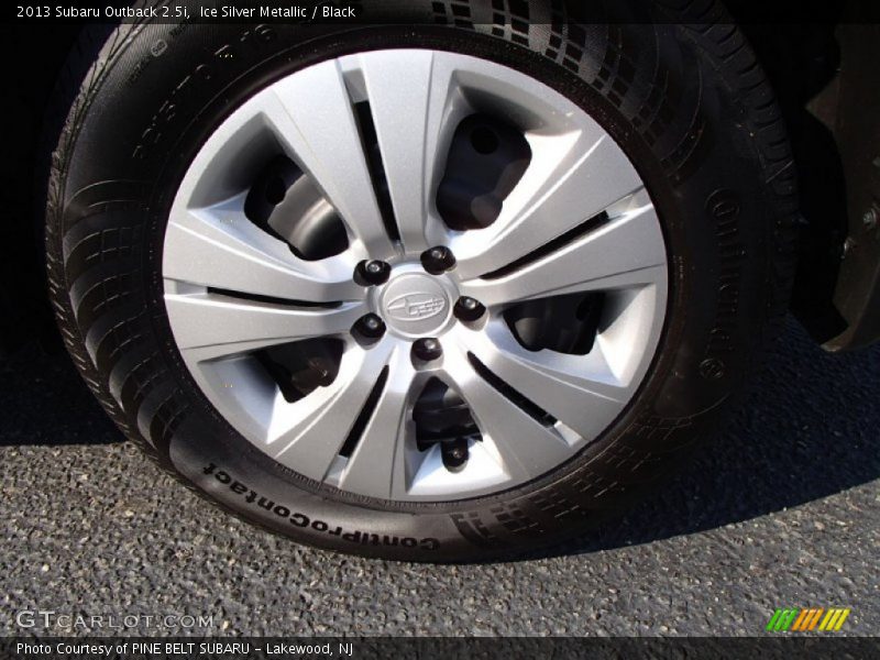 Ice Silver Metallic / Black 2013 Subaru Outback 2.5i
