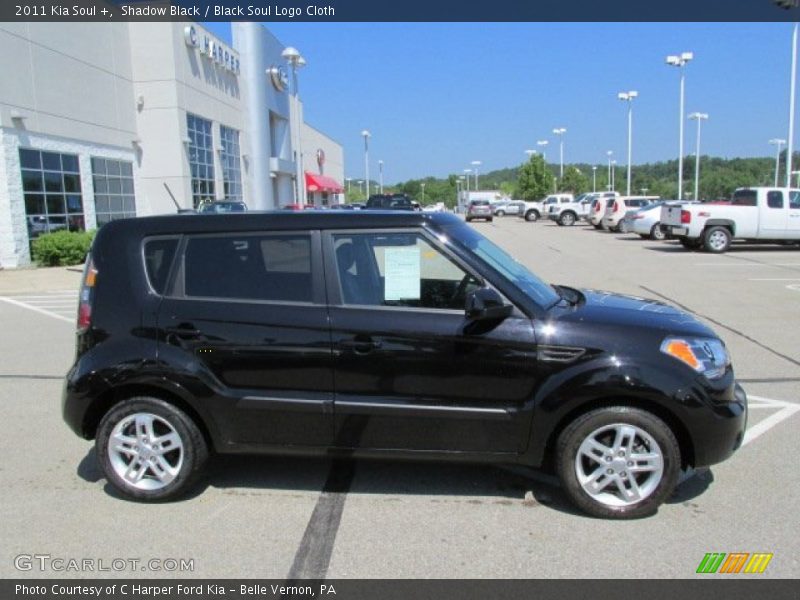 Shadow Black / Black Soul Logo Cloth 2011 Kia Soul +