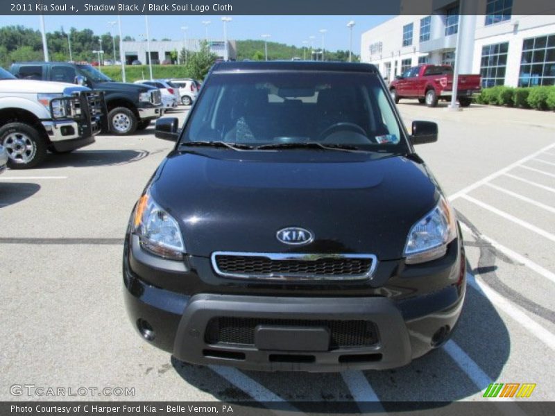 Shadow Black / Black Soul Logo Cloth 2011 Kia Soul +