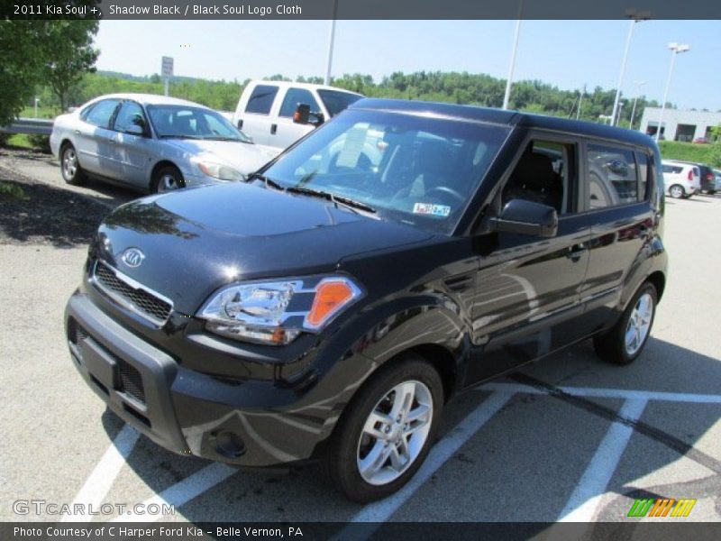 Shadow Black / Black Soul Logo Cloth 2011 Kia Soul +