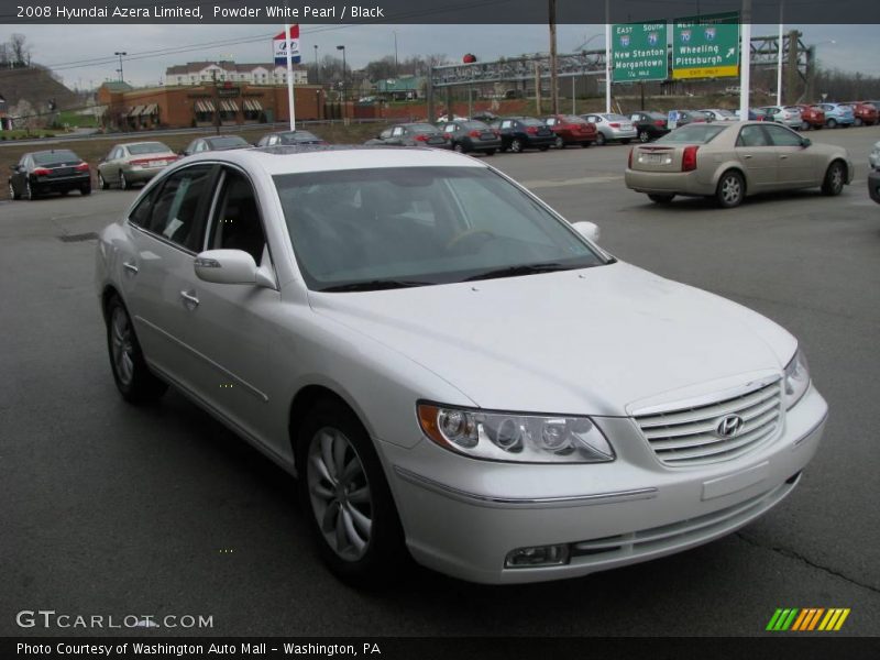 Powder White Pearl / Black 2008 Hyundai Azera Limited