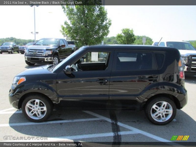 Shadow Black / Black Soul Logo Cloth 2011 Kia Soul +