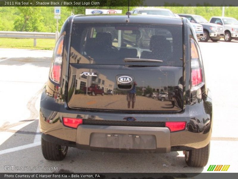 Shadow Black / Black Soul Logo Cloth 2011 Kia Soul +