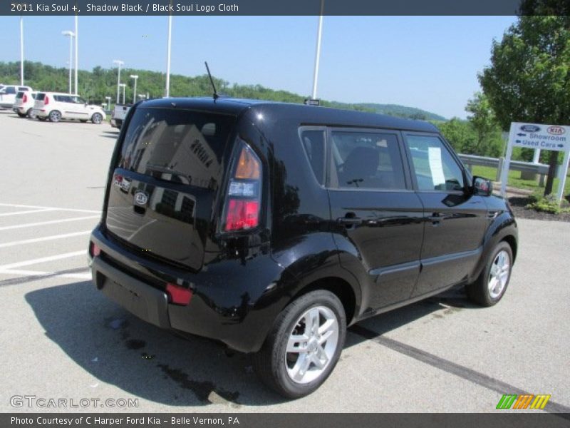 Shadow Black / Black Soul Logo Cloth 2011 Kia Soul +