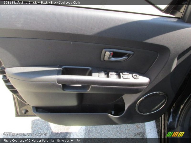 Shadow Black / Black Soul Logo Cloth 2011 Kia Soul +