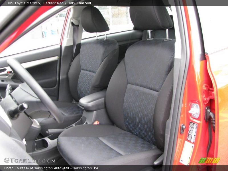 Radiant Red / Dark Charcoal 2009 Toyota Matrix S